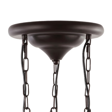 Gaines 11" Farmhouse Industrial Iron Mason Jar LED Semi Flush Mount - JONATHAN Y